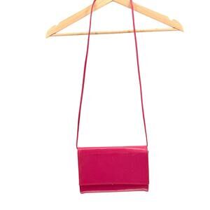 Vintage 90s Easy Spirit Pink Genuine Leather Crossbody Purse